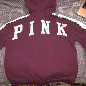 PINK burgundy jacket 🖤